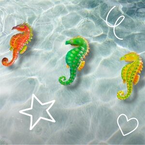 Colorful Seahorse Garden or home Decor Summerr Beach pool